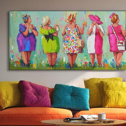 Dikke Dames schilderij