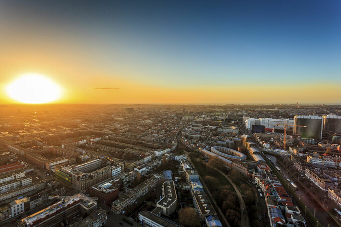 Haagse zonsondergang