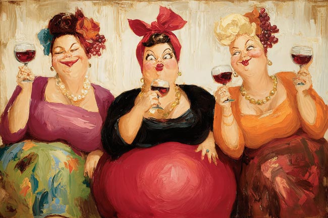 Dikke Dames genieten