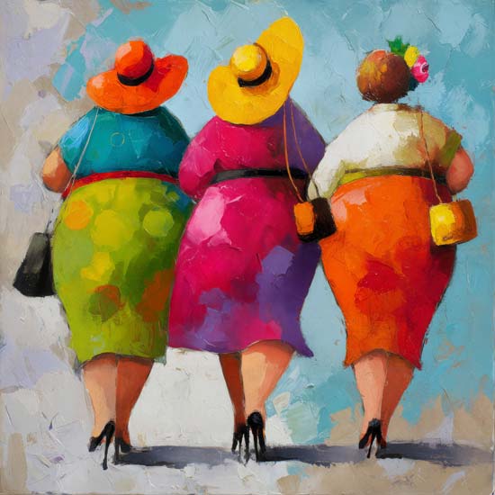 Dikke Dames samen op pad II