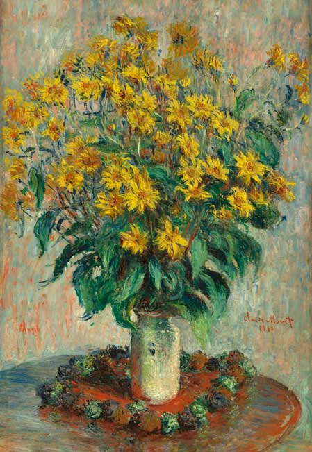 Jerusalem Artichoke Flowers, 1880