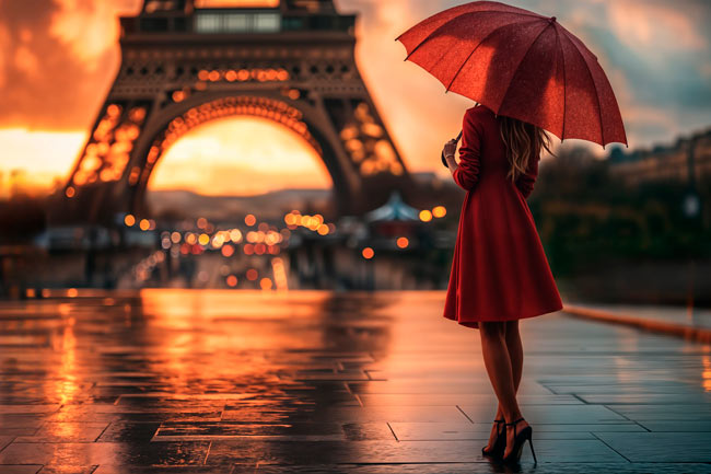 Paris in Rain
