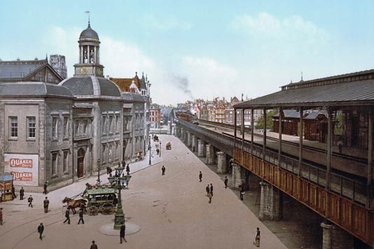 De Beurs en Station Beurs  - Oud Rotterdam