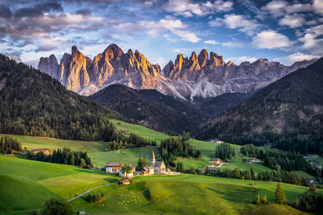 St. Magdalena kerk, Dolomieten