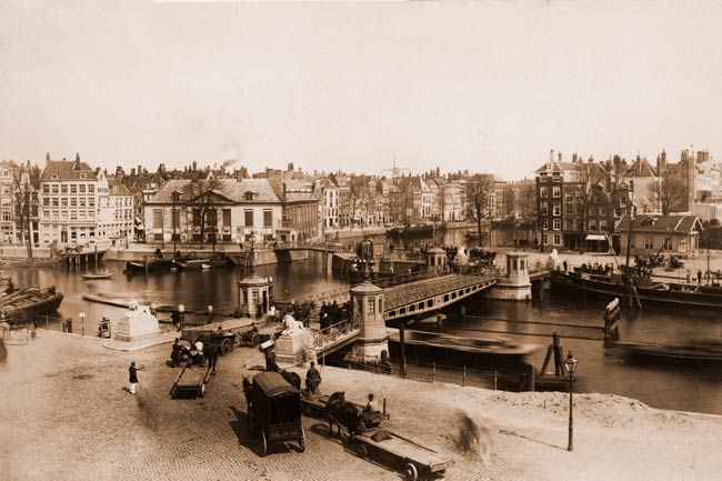 De Koningsbrug en Oude Haven - Oud Rotterdam