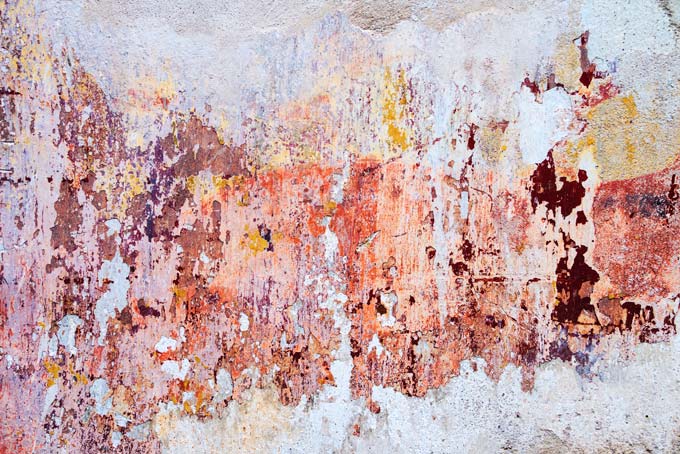 Vintage vervallen muur