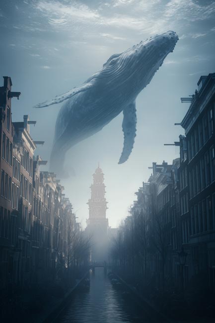 Whale over Westerkerk