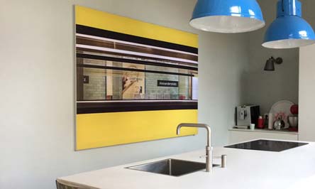 Beispiel für eine Wanddekoration aus Wallstars 4